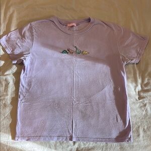 Kids Dinosaur Graphic T-Shirt - Purple